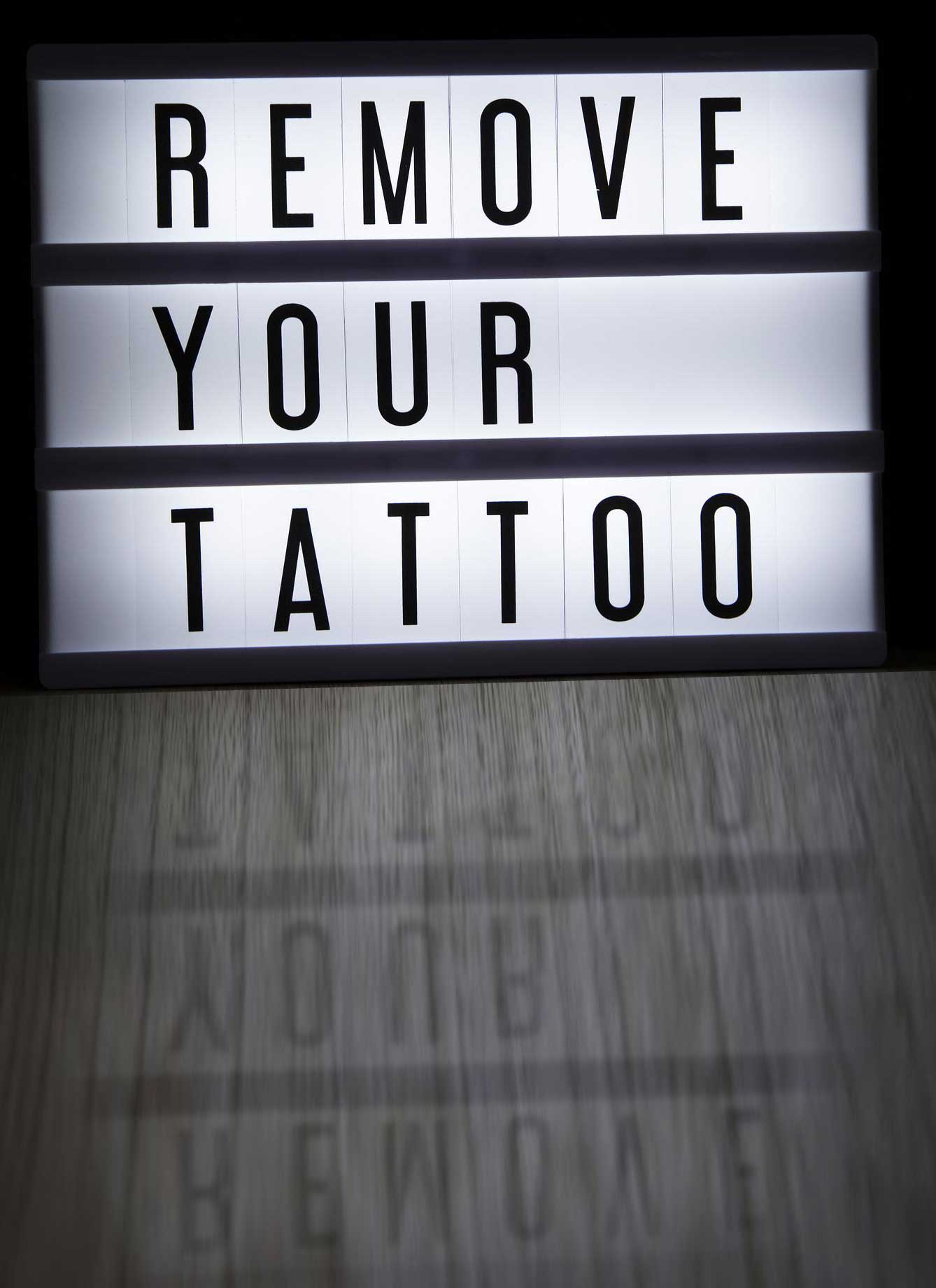 tattoo removal